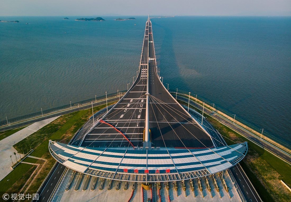 สะพานข้ามทะเลยาวที่สุดในโลก เชื่อมฮ่องกง - จูไห่ - มาเก๊า